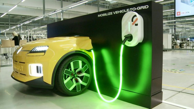 Electric Car Charging Line