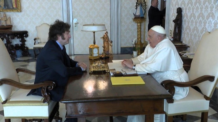 Pope Francis Meets Argentina's President