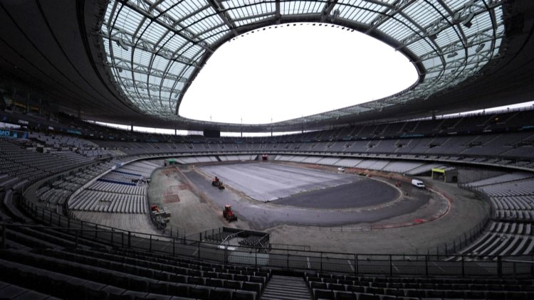 Stade de France Preps for Paris Olympics