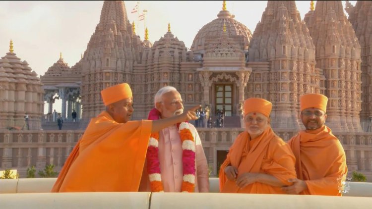 Modi Inaugurates UAE Hindu Temple