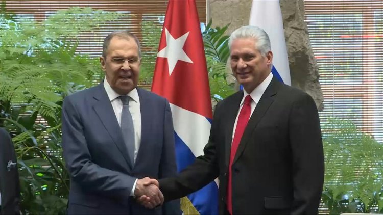 Lavrov Criticizes West's Tactics in Cuba Visit