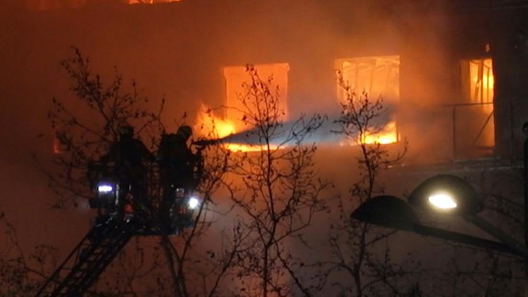 Valencia Apartment Block Engulfed in Massive Blaze