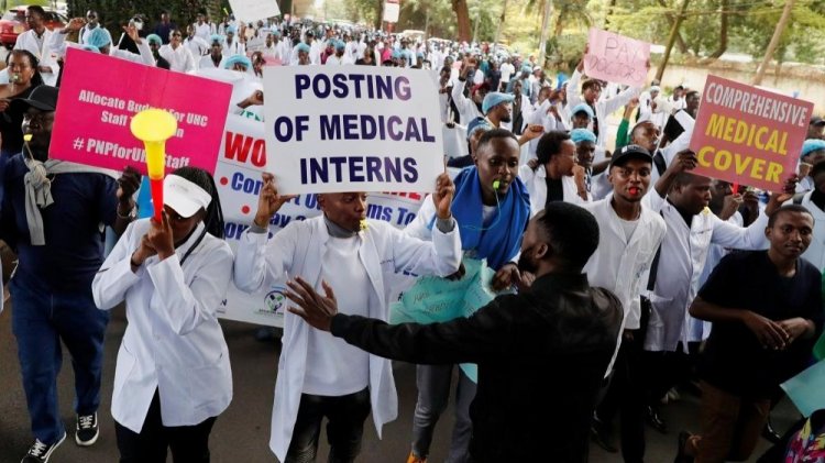 Kenyan Doctors Protest Prolonged Strike