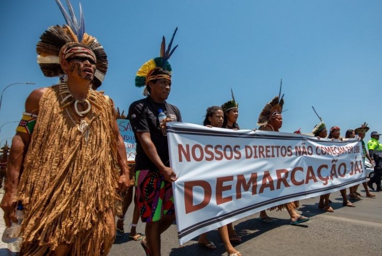 Indigenous Rights March in Brazil