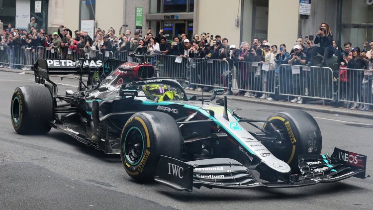 Hamilton Brings F1 Thrills to the Heart of New York