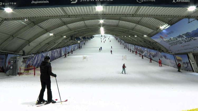 Skiing Surges in Flat Netherlands