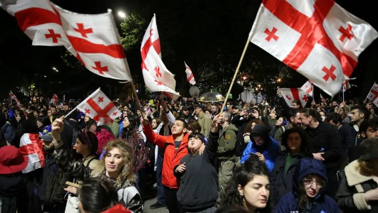 Georgians Rally Against 'Foreign Agent' Law