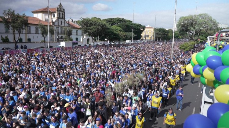 Evangelical March for Jesus Fills Streets of Sao Paulo