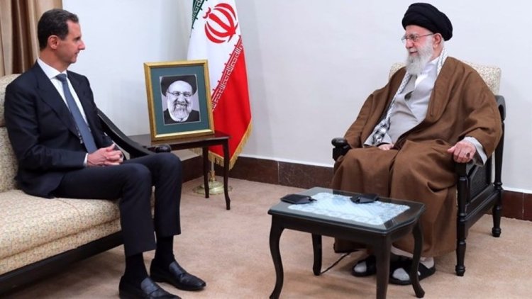 Ayatollah Khamenei Receives Assad for Condolences