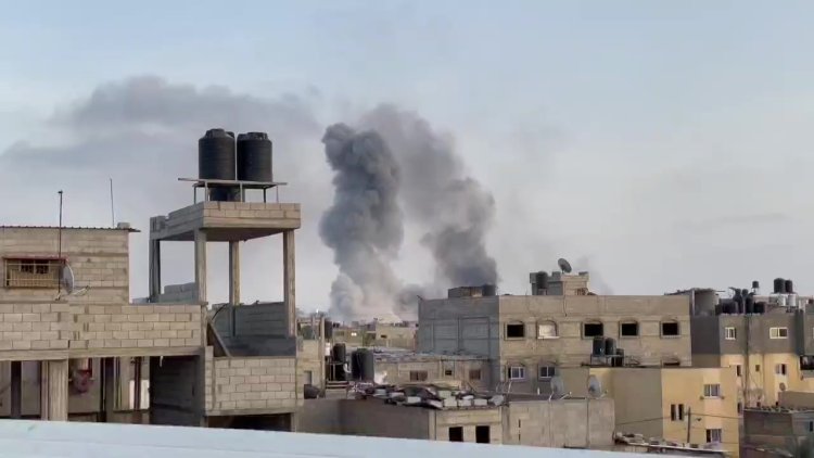 Israeli Airstrikes Continue in Gaza's Rafah Area