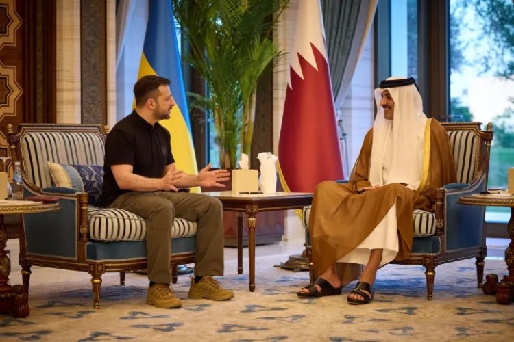 Zelensky in Qatar to Discuss Return of Children from Russia