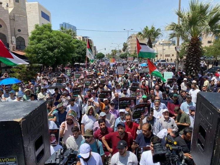 Jordanians Protest at U.S. Embassy Over Gaza Crisis