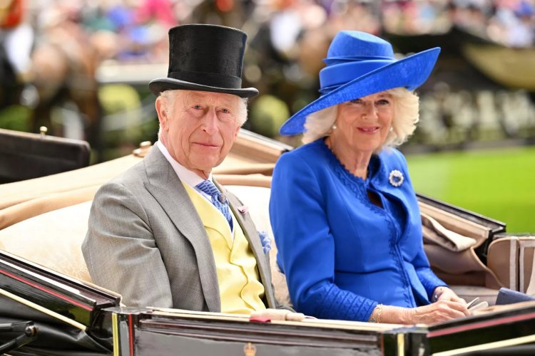 King Charles and Queen Camilla Grace Royal Ascot