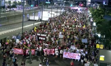 Families of Gaza Hostages Protest in Tel Aviv