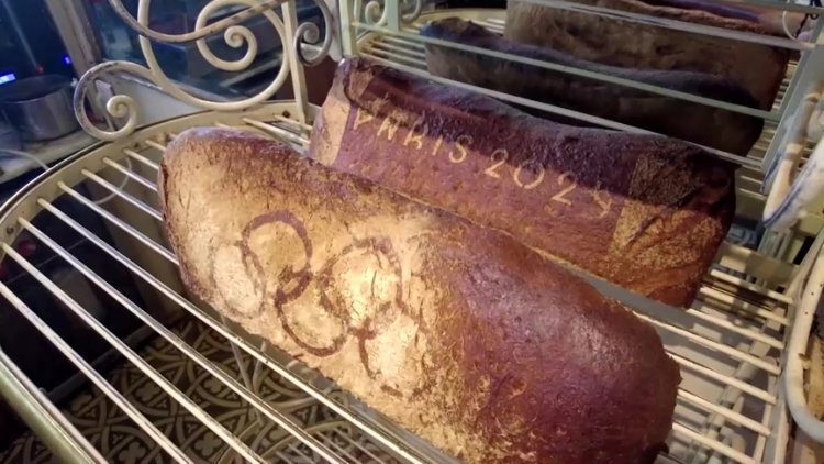 Paris Bakery Celebrates Olympics with Special Bread