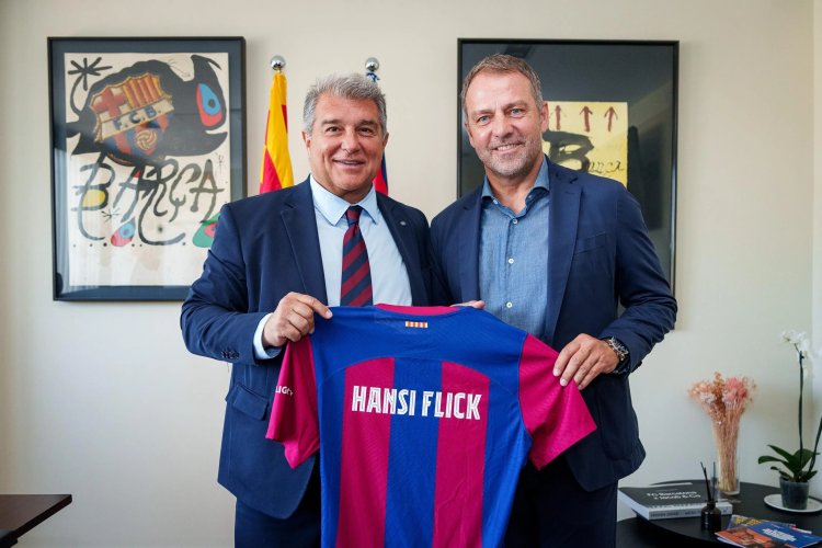 Barcelona Presents New Coach “Hansi Flick