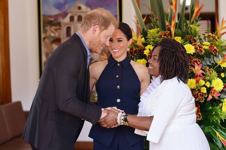 Prince Harry and Meghan Visit Colombia