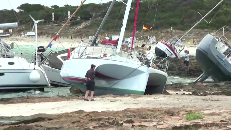 Heavy Rains Flood Spain's Balearic Islands