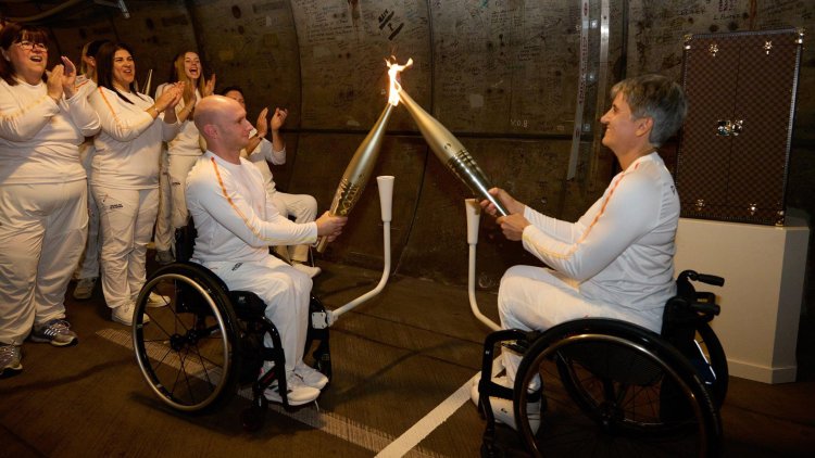 Paralympic Torch Arrives in France for Paris 2024 Games