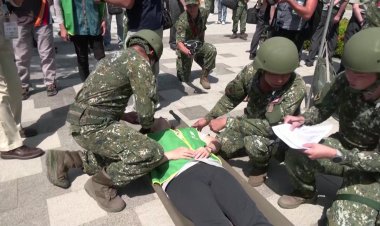 Taiwan conducts disaster preparedness drills