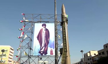 Iran displays missiles, drones on the streets