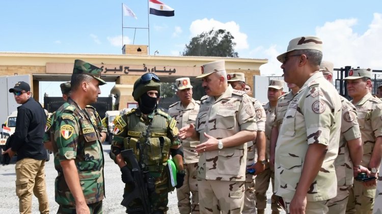 Egypt’s Army Chief Visits Gaza Border