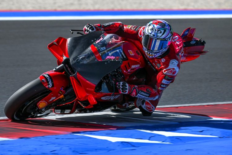 Bagnaia Tops Misano MotoGP Test with Fastest Lap