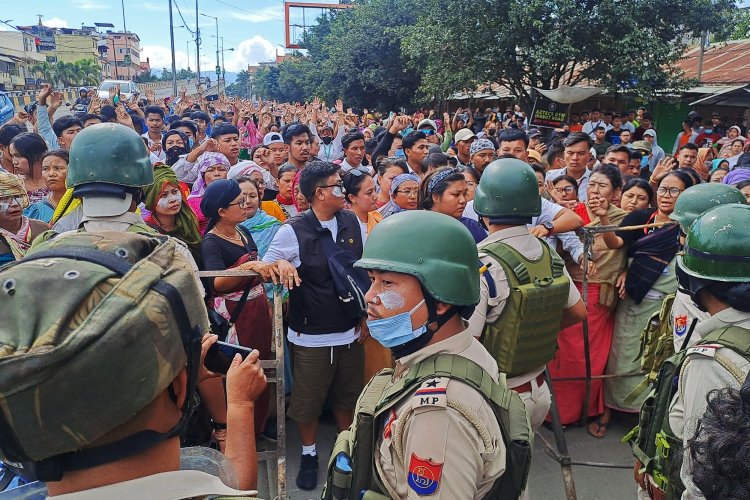 Protests in Manipur Defy Curfew, Demand Peace