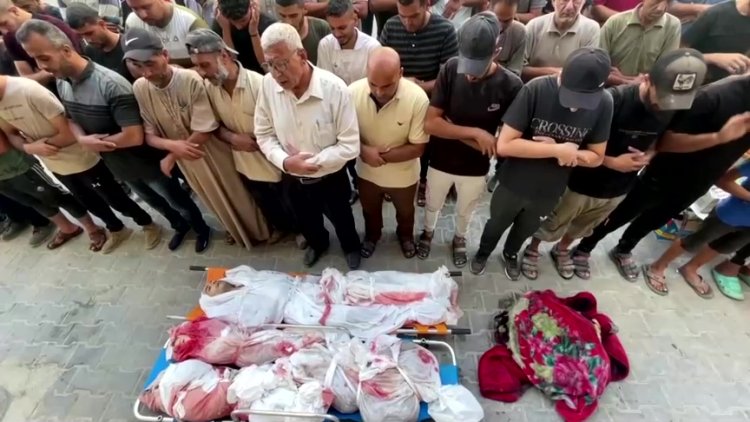 Prayers Held for Victims of Gaza Airstrikes