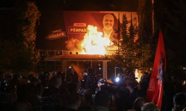 Tirana erupts in violent protests over PM's resignation