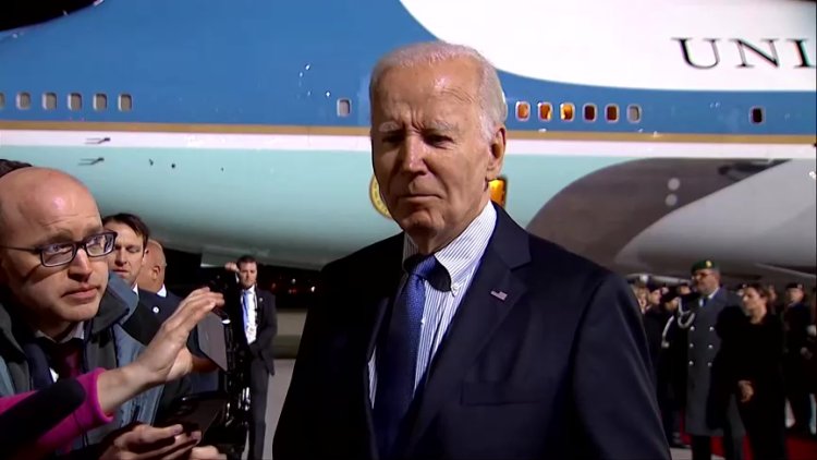 Biden arrives in Berlin for urgent Ukraine talks