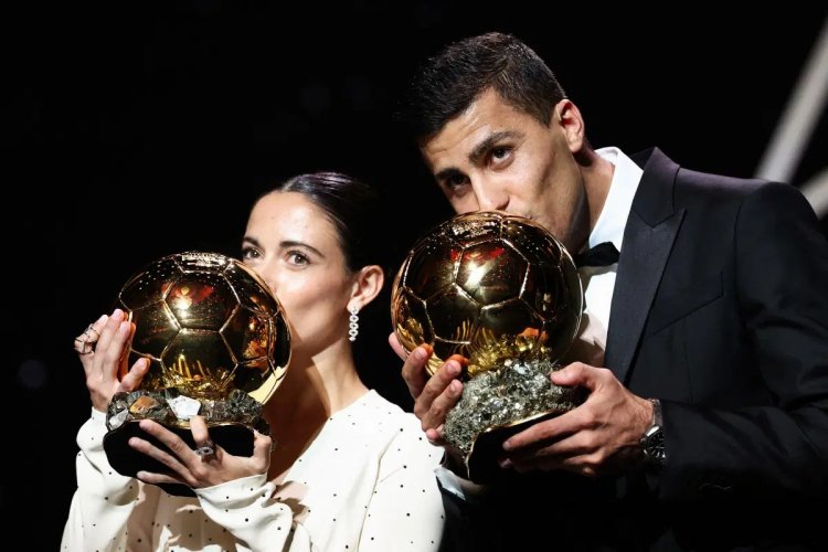 Rodri wins Ballon d'Or, Bonmati claims second title