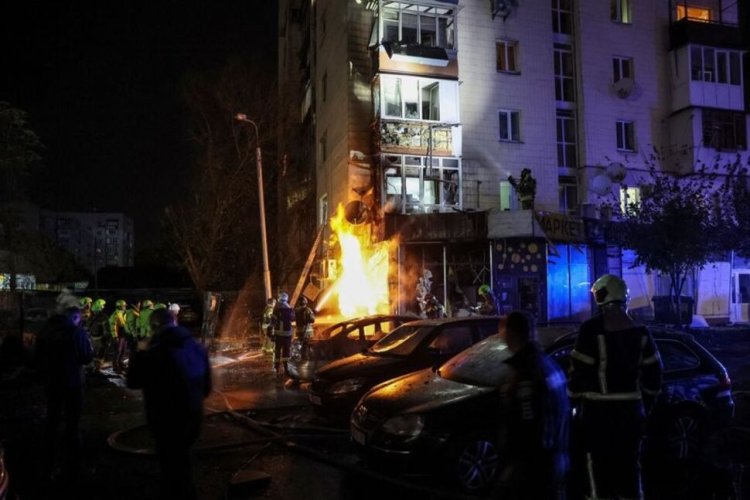 Russian overnight attacks hit Kyiv, Kharkiv