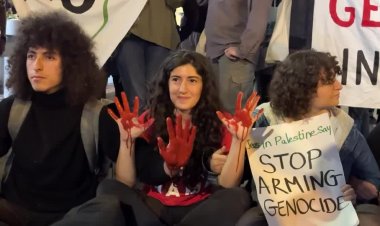 Protests outside US embassy in Tel Aviv over arms sales