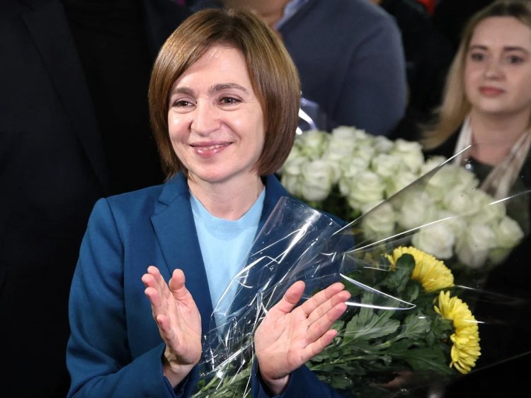 Moldova’s President Maia Sandu re-elected with 54%