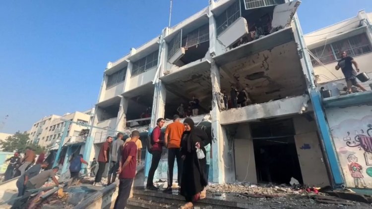 Gaza school airstrike leaves 14 dead, many injured