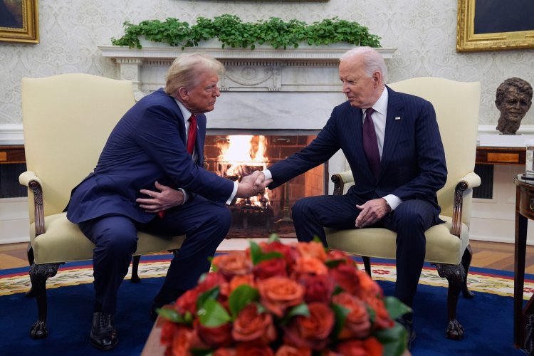 Trump and Biden hold cordial White House meeting