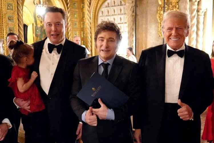 Trump praises Argentina's President Milei at gala