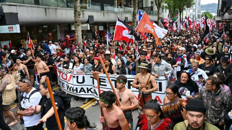 Massive protest in NZ opposes Treaty Principles Bill