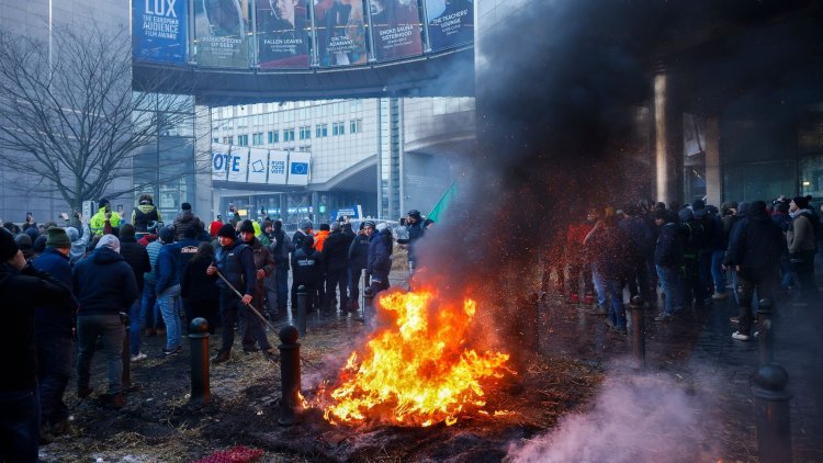 French farmers protest EU-Mercosur trade deal