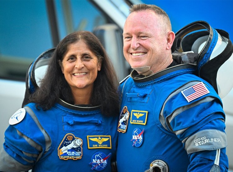 Astronauts mark six months aboard ISS