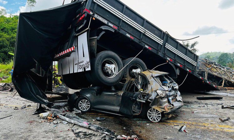 38 killed in fiery Brazil bus-truck crash