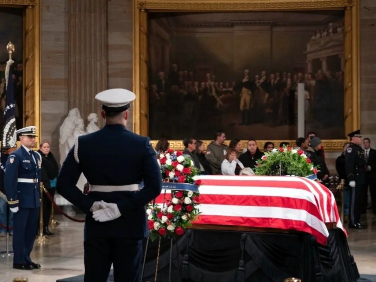 Jimmy Carter honored at Capitol after death