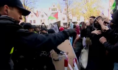 Dutch police evict campus protesters