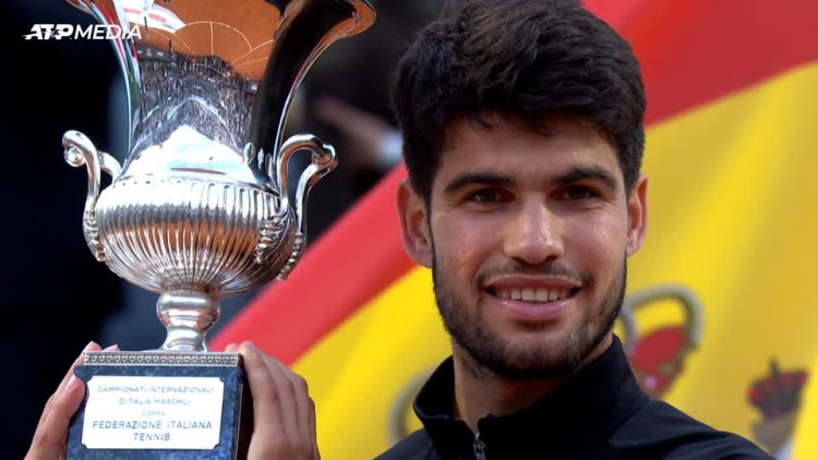Alcaraz wins Italian Open final in Rome