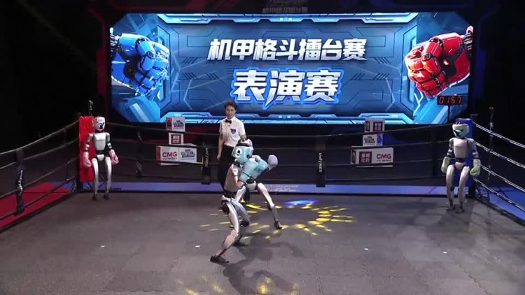 AI robot wins world's first mech fight
