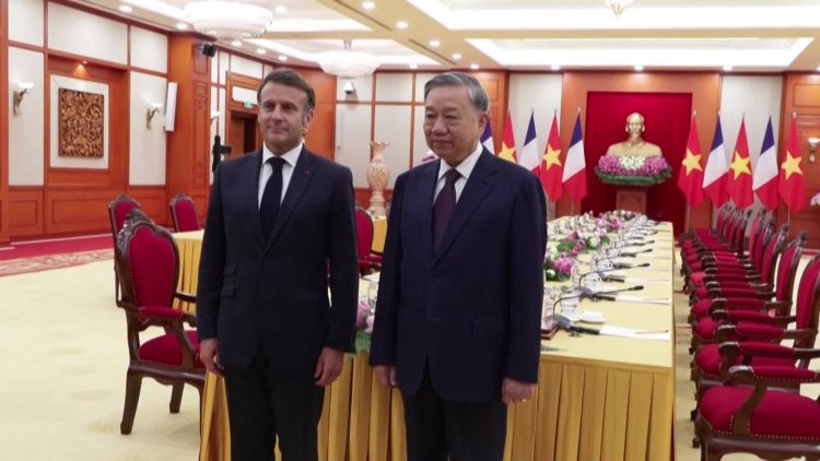 Macron seals key deals in Vietnam visit