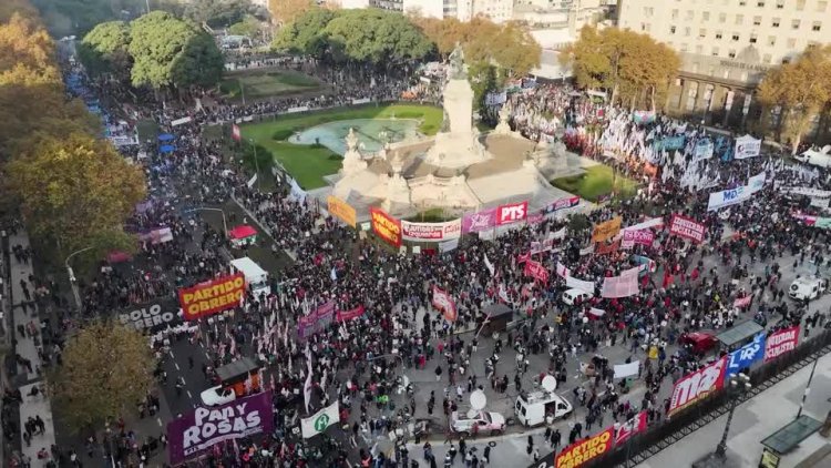 Argentina pension protest turns violent