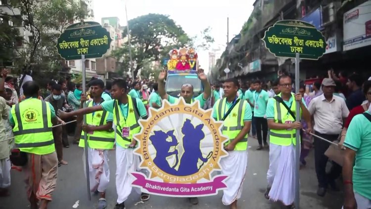 Rath Yatra festival unites Dhaka crowds