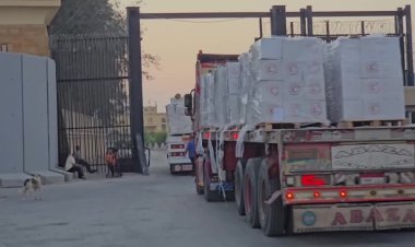 Aid trucks enter Gaza as famine looms